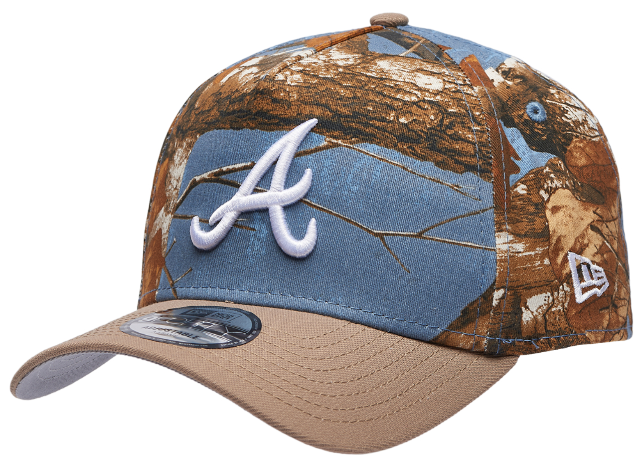 New Era Braves 940 A-Frame RealTree Cap Image 1 of 5. Tap to open photo gallery.