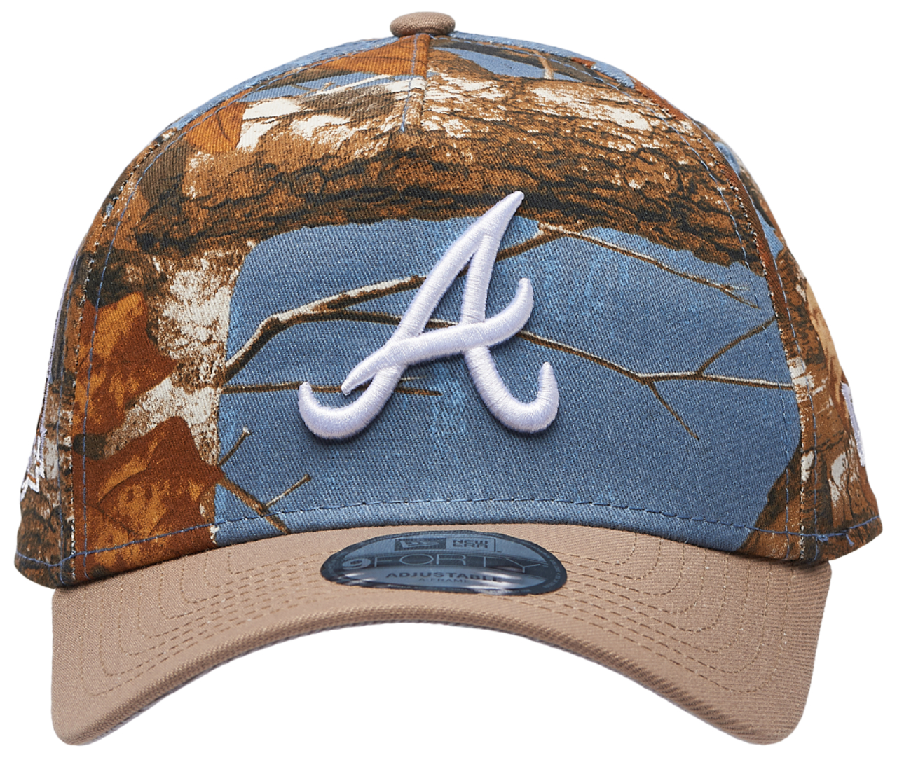 New Era Braves 940 A-Frame RealTree Cap Image 2 of 5. Tap to open photo gallery.