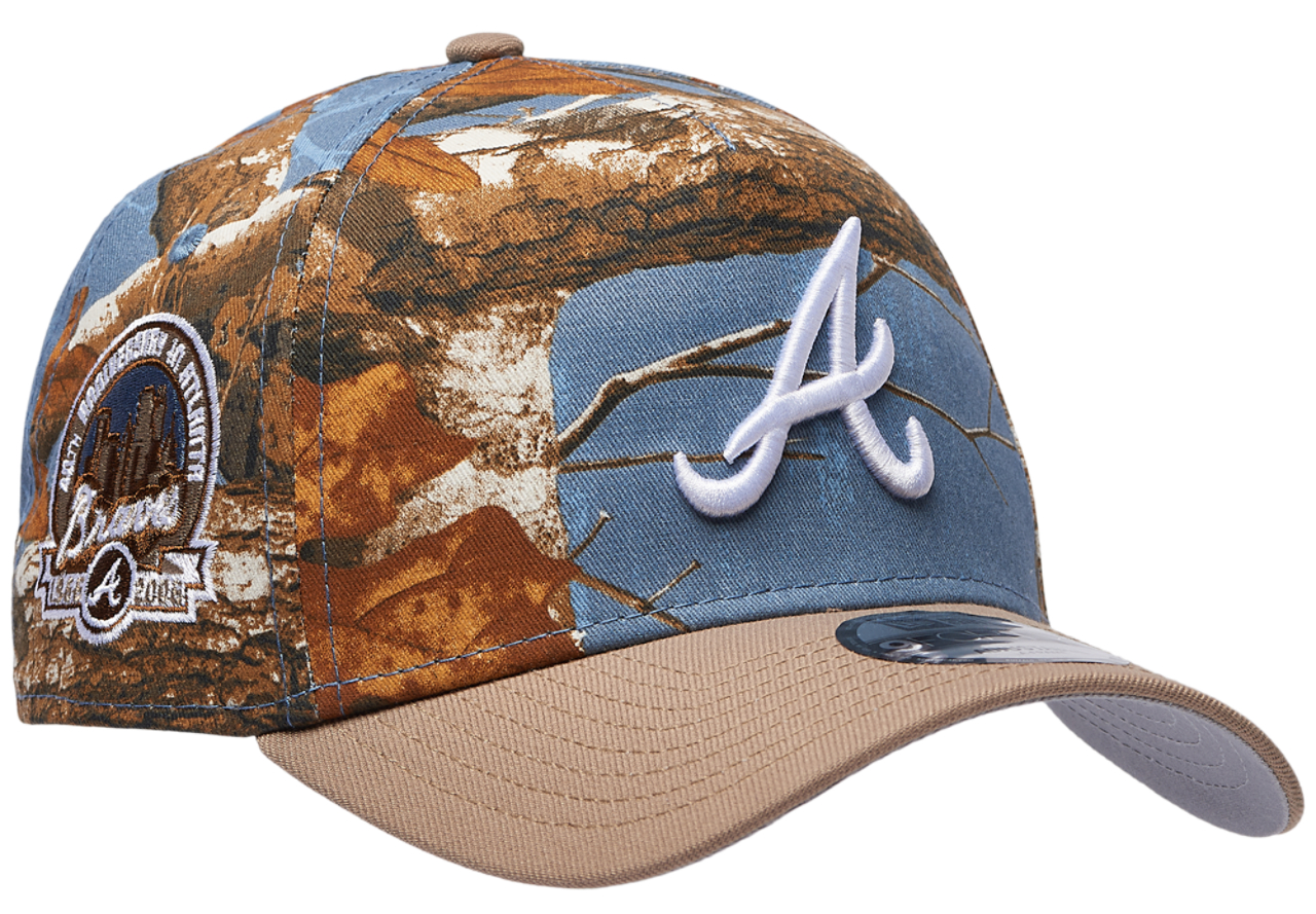 New Era Braves 940 A-Frame RealTree Cap Image 3 of 5. Tap to open photo gallery.