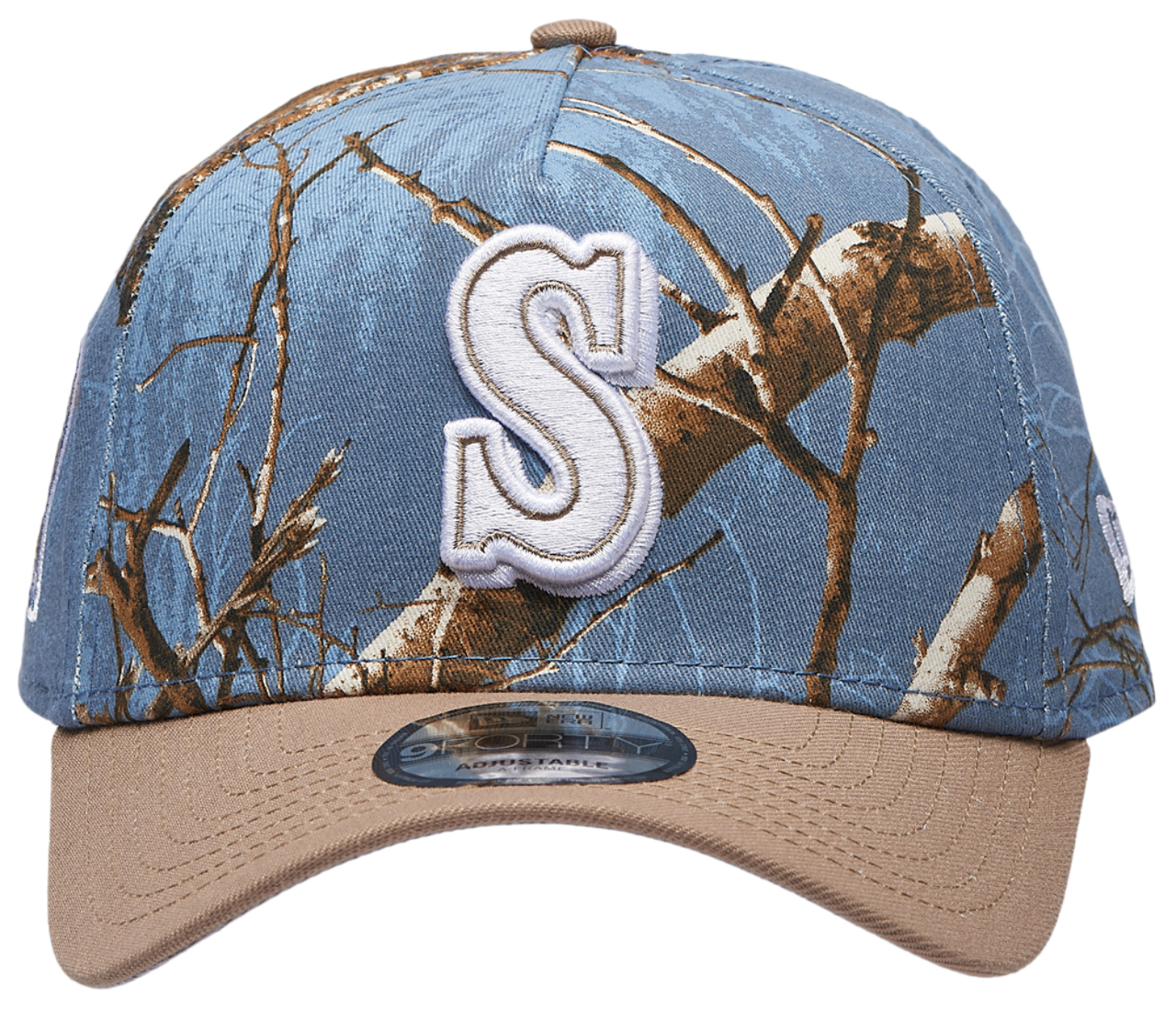 New Era Mariners 940 A-Frame RealTree Cap Image 2 of 5. Tap to open photo gallery.