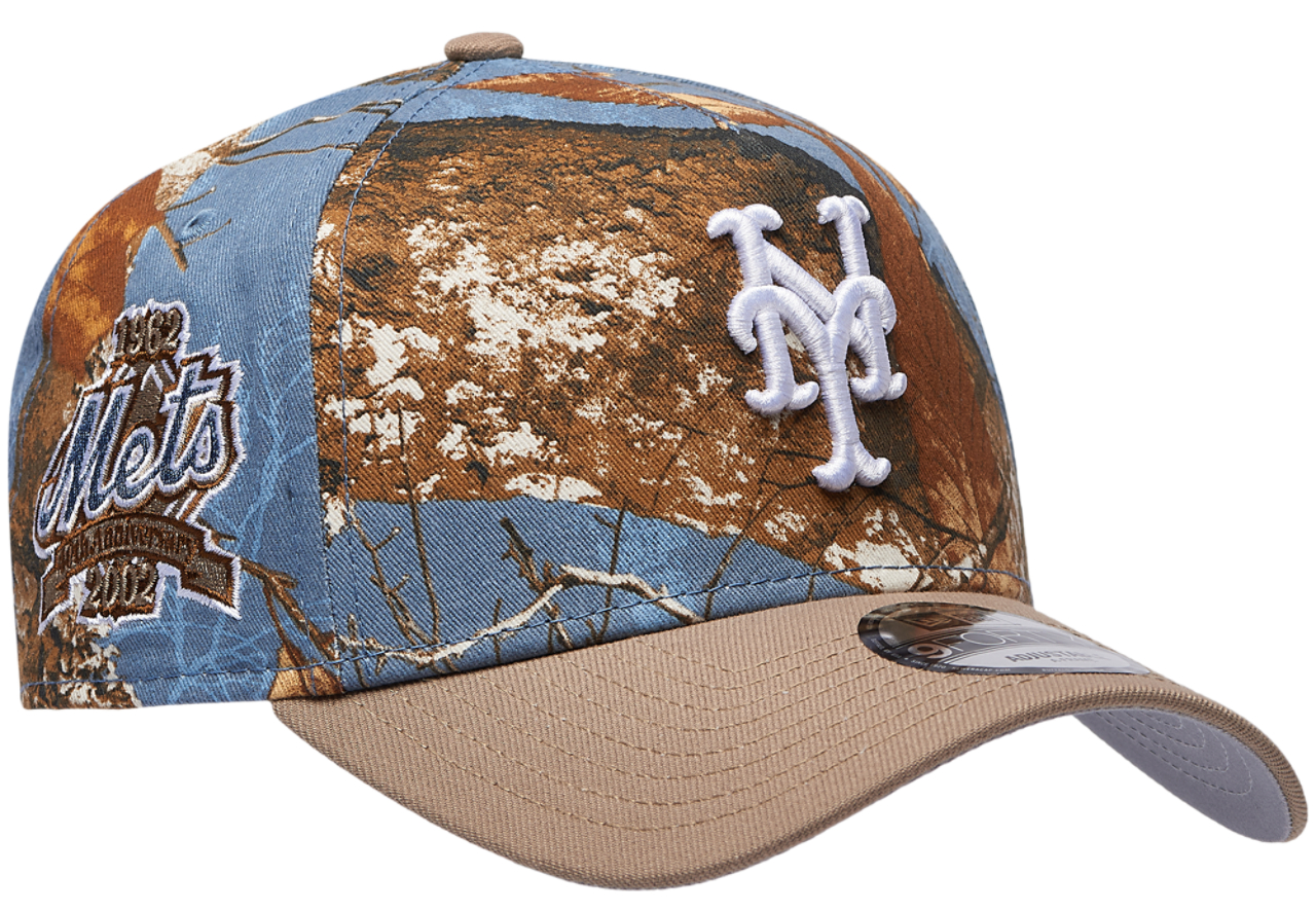 New Era Mets 940 A-Frame RealTree Cap Image 3 of 5. Tap to open photo gallery.