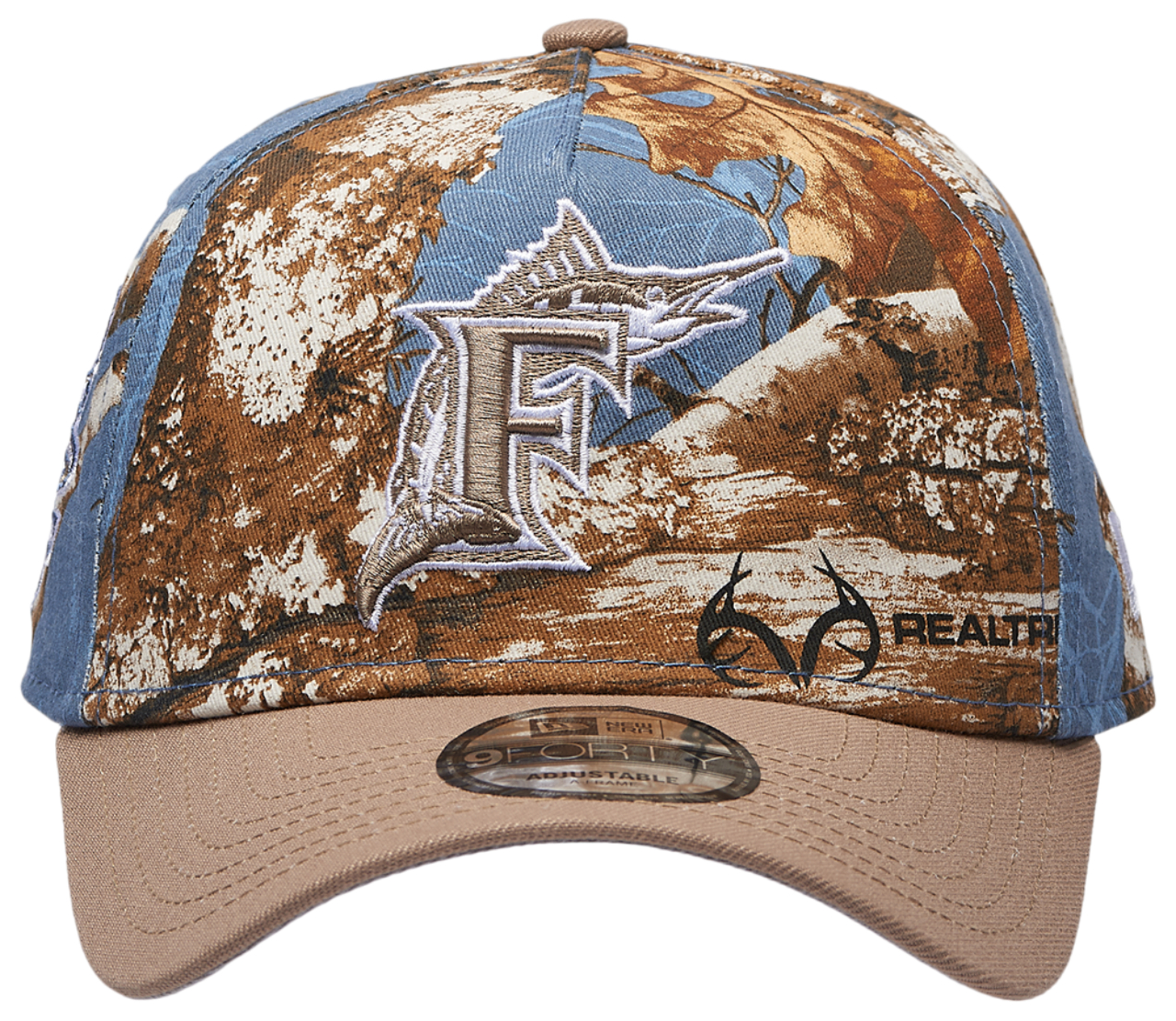New Era Marlins 940 A-Frame RealTree Cap Image 2 of 5. Tap to open photo gallery.