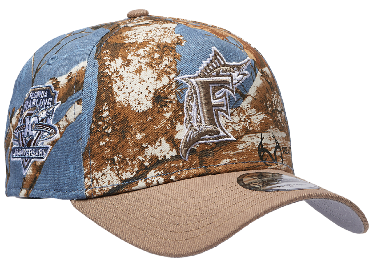 New Era Marlins 940 A-Frame RealTree Cap Image 3 of 5. Tap to open photo gallery.