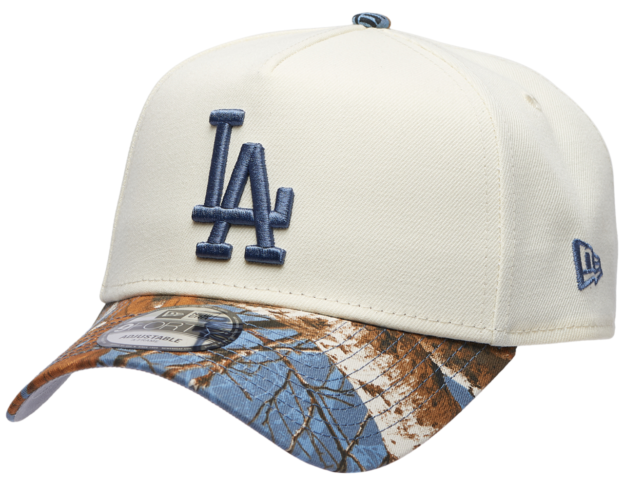 New Era Dodgers 940 A-Frame RealTree Cap Image 1 of 5. Tap to open photo gallery.