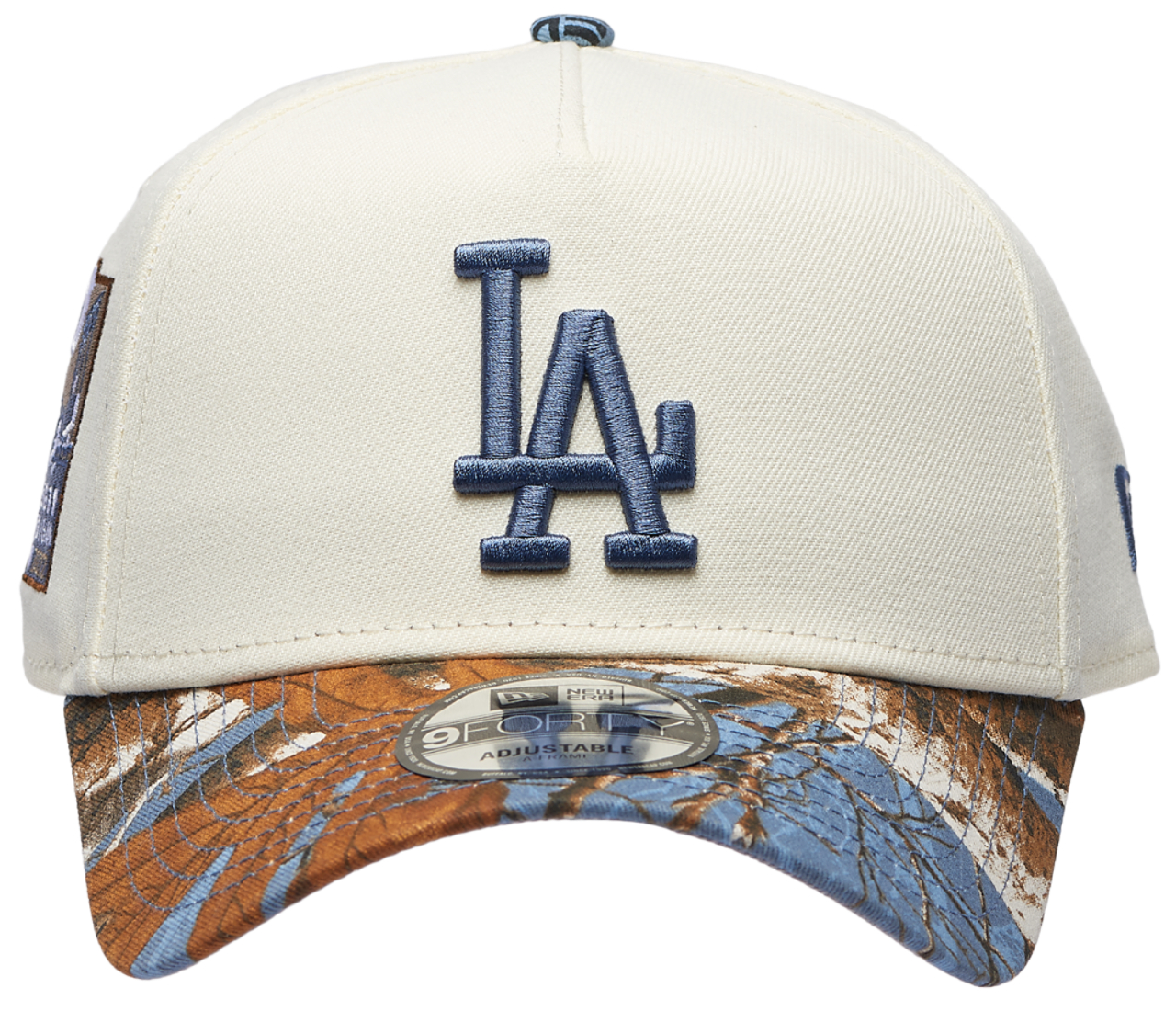 New Era Dodgers 940 A-Frame RealTree Cap Image 2 of 5. Tap to open photo gallery.