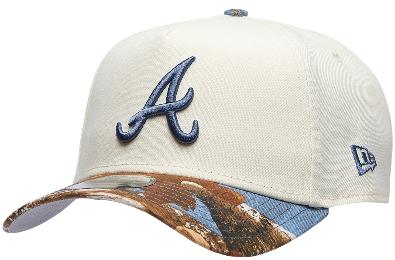 New Era Braves 940 A-Frame RealTree Cap Image 1 of 5. Tap to open photo gallery.