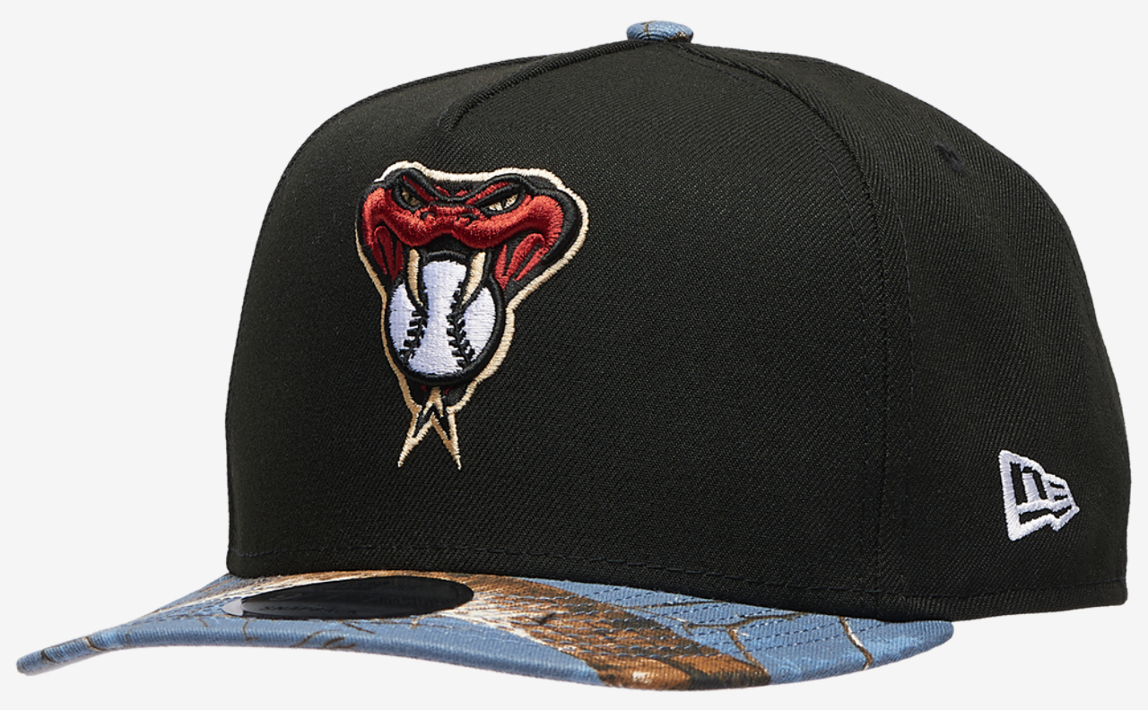 New Era Diamondbacks 950AF RealTree Blue Cap Image 1 of 5. Tap to open photo gallery.