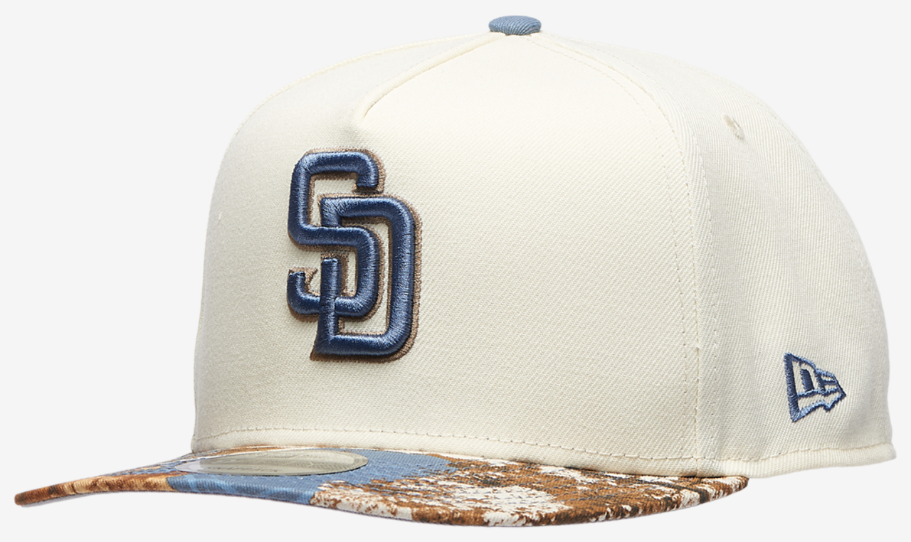 New Era Padres 950AF RealTree Blue Cap Image 1 of 5. Tap to open photo gallery.