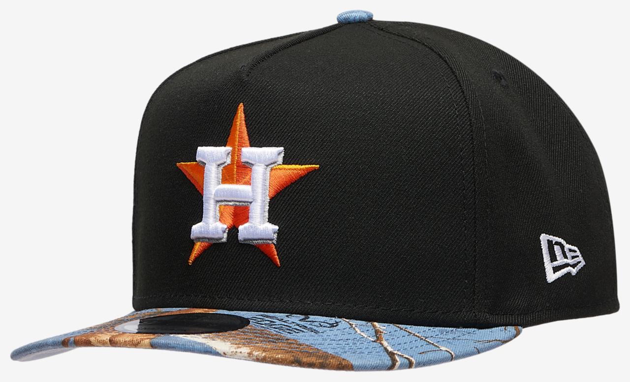 New Era Astros 950AF RealTree Blue Cap Image 1 of 5. Tap to open photo gallery.