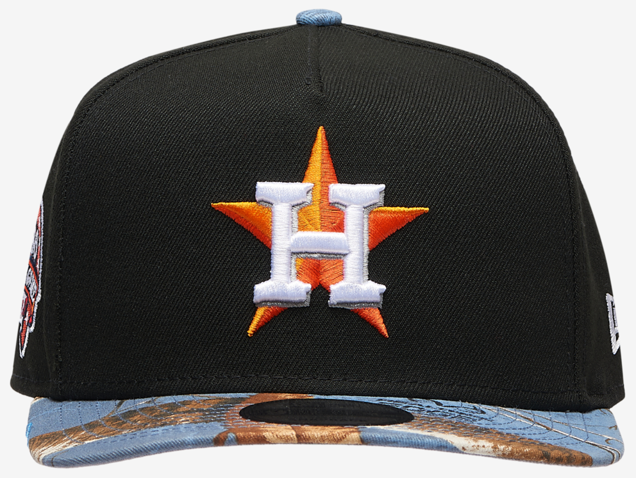 New Era Astros 950AF RealTree Blue Cap Image 2 of 5. Tap to open photo gallery.