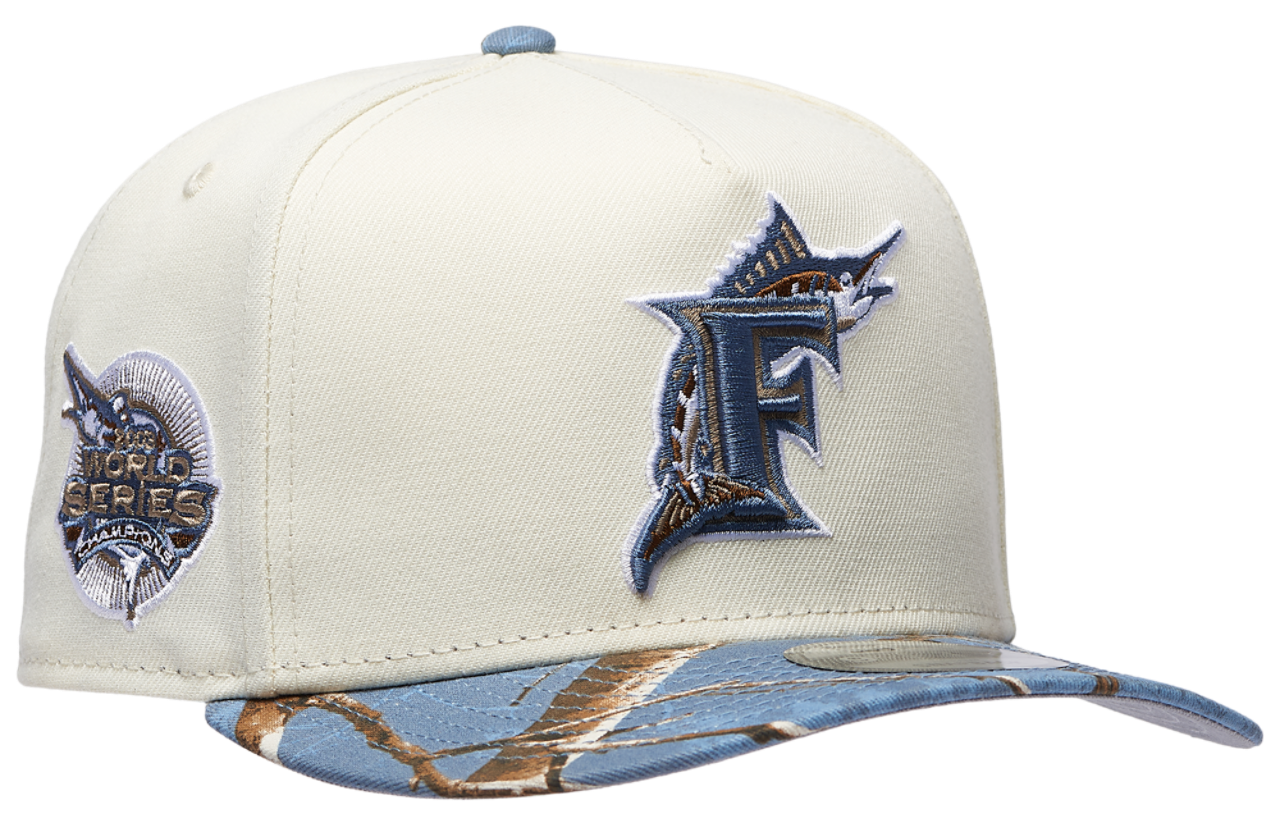New Era Marlins 950AF RealTree Blue Cap Image 3 of 5. Tap to open photo gallery.