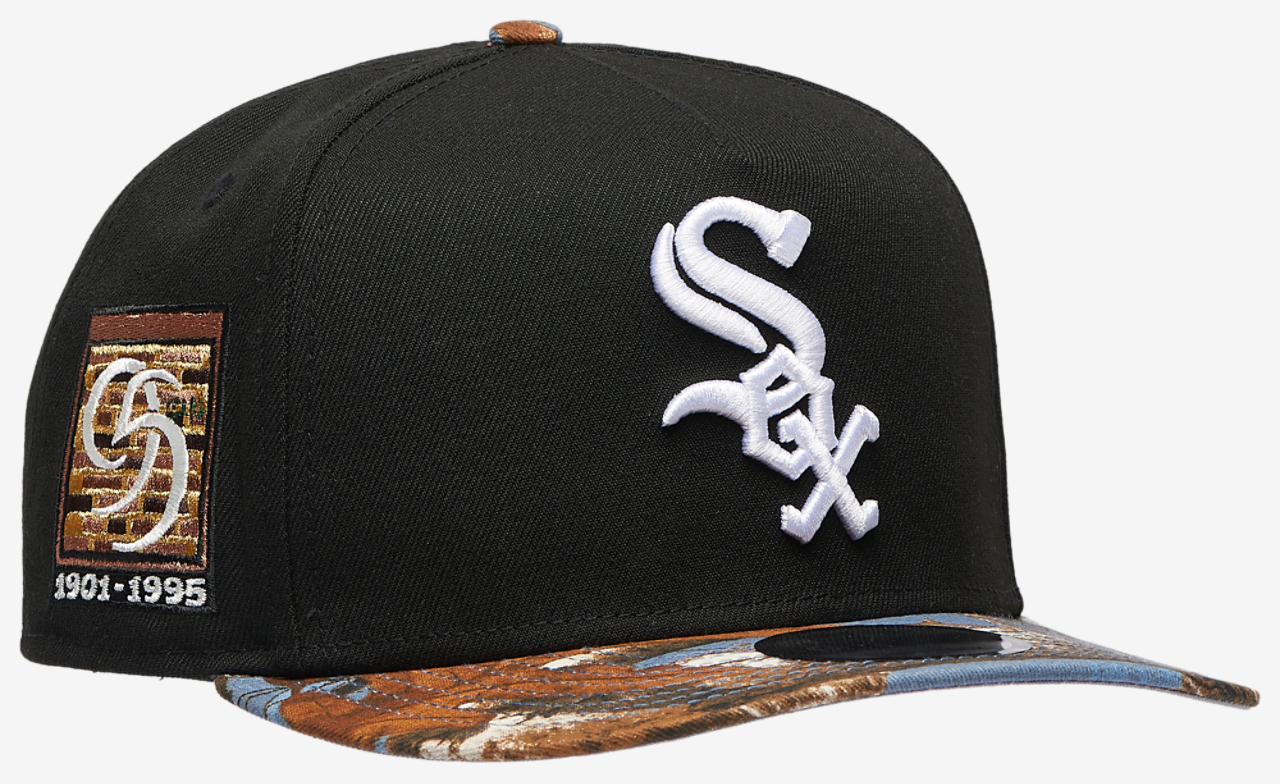 New Era White Sox 950AF RealTree Blue Cap Image 3 of 5. Tap to open photo gallery.