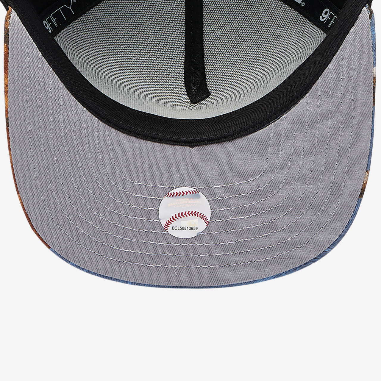 New Era Braves 950AF RealTree Blue Cap Image 5 of 5. Tap to open photo gallery.
