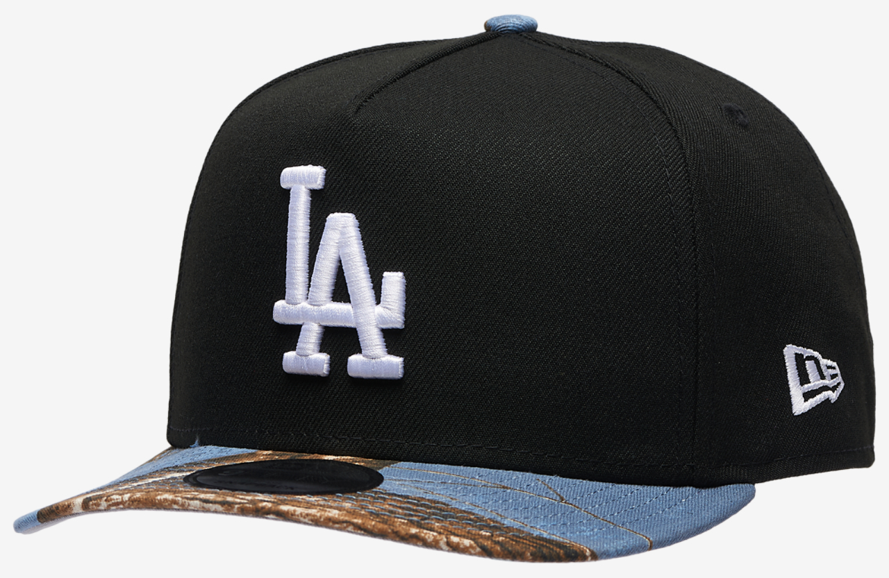 New Era Dodgers 950AF RealTree Blue Cap Image 1 of 5. Tap to open photo gallery.