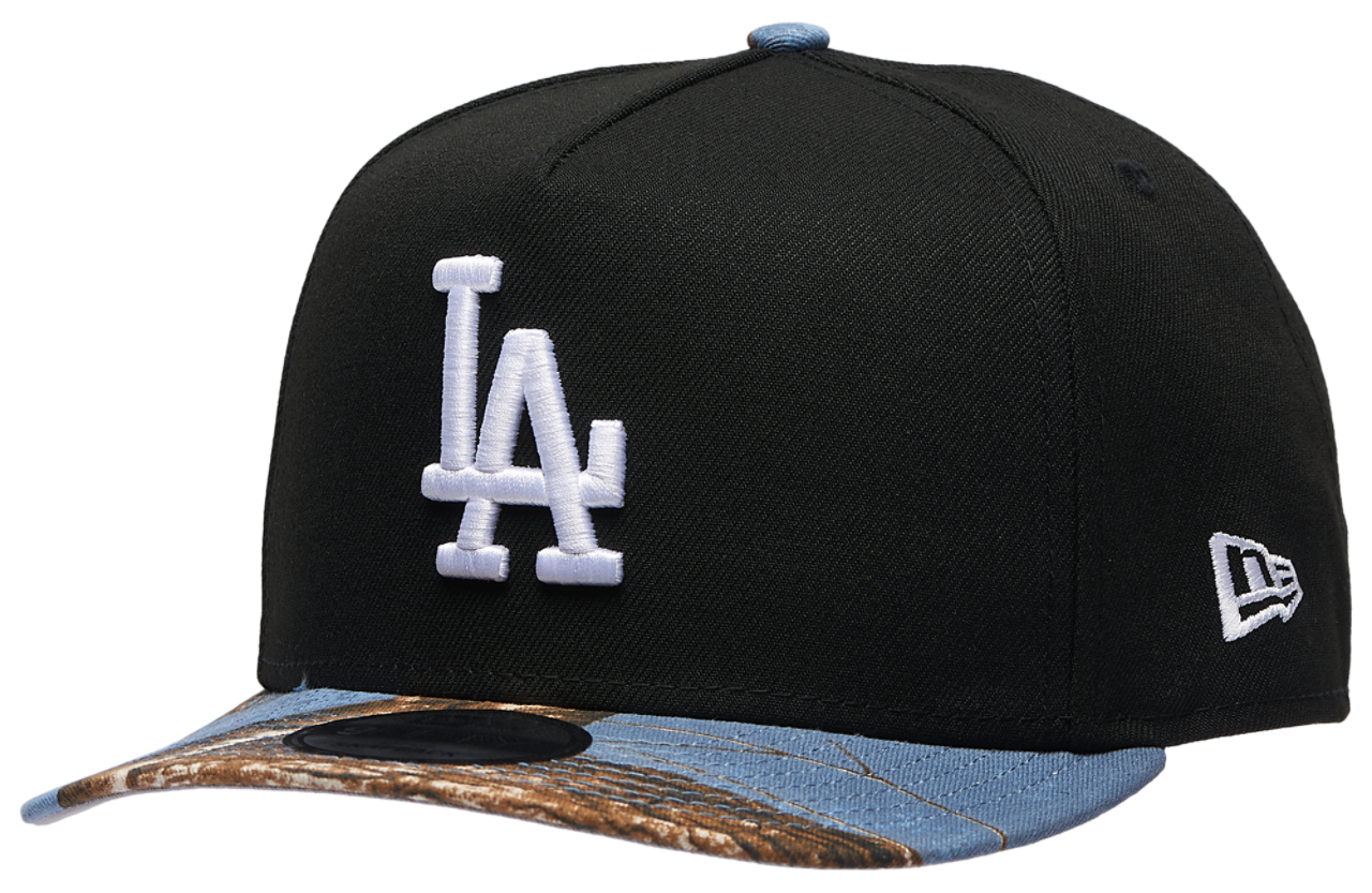 New Era Dodgers 950AF RealTree Blue Cap Image 1 of 5. Tap to open photo gallery.