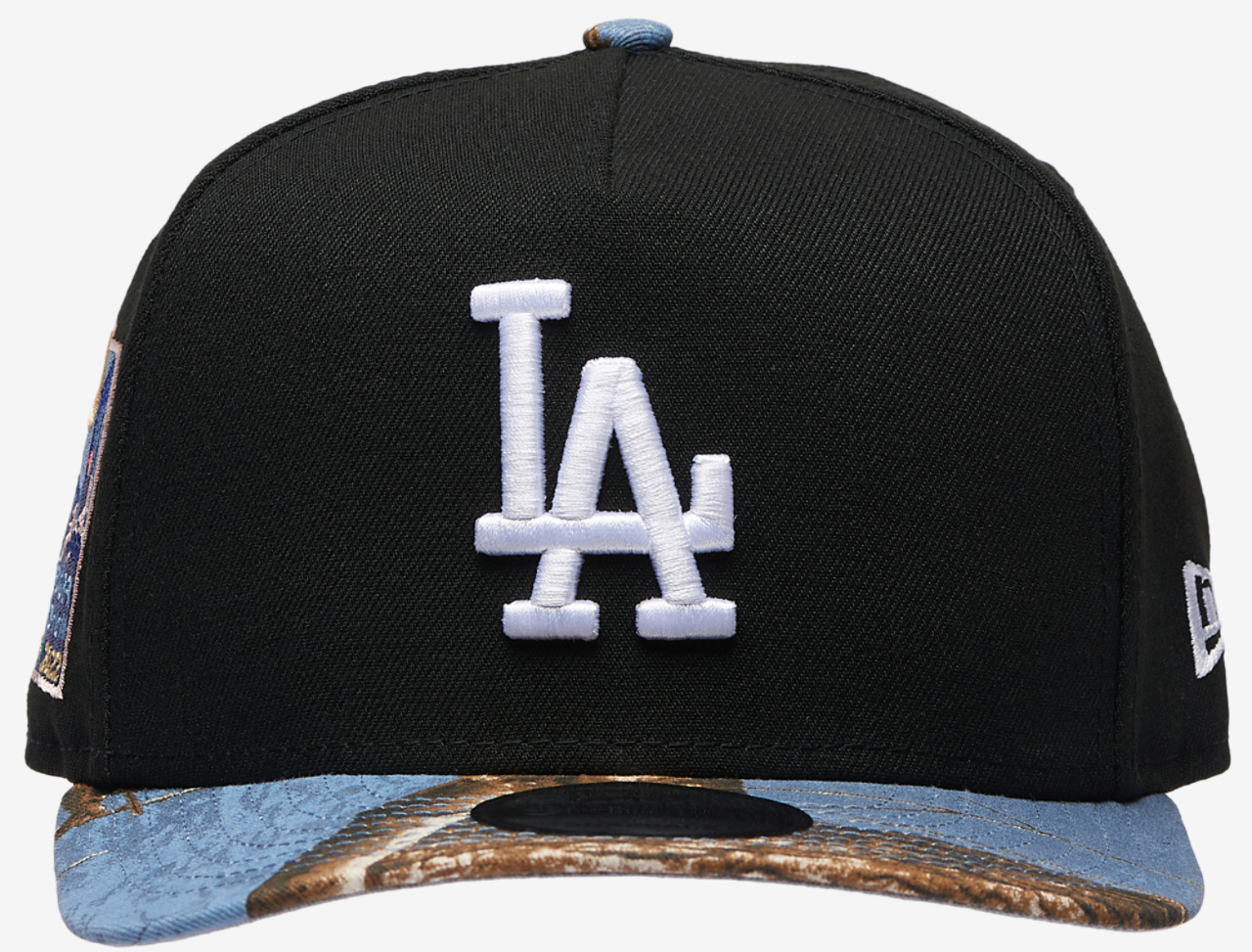 New Era Dodgers 950AF RealTree Blue Cap Image 2 of 5. Tap to open photo gallery.