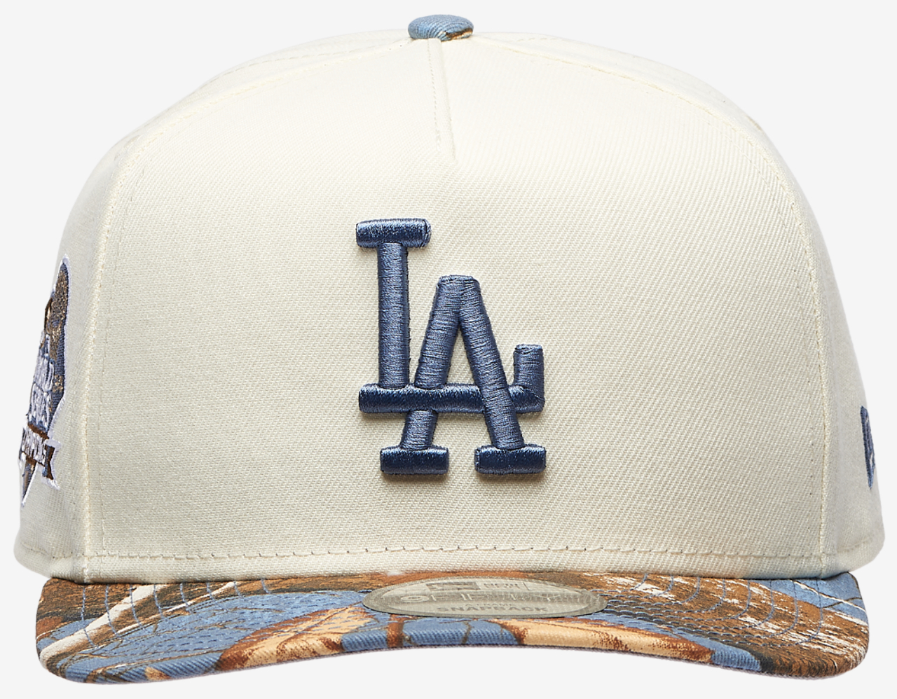 New Era Dodgers 950AF RealTree Blue Cap Image 2 of 5. Tap to open photo gallery.