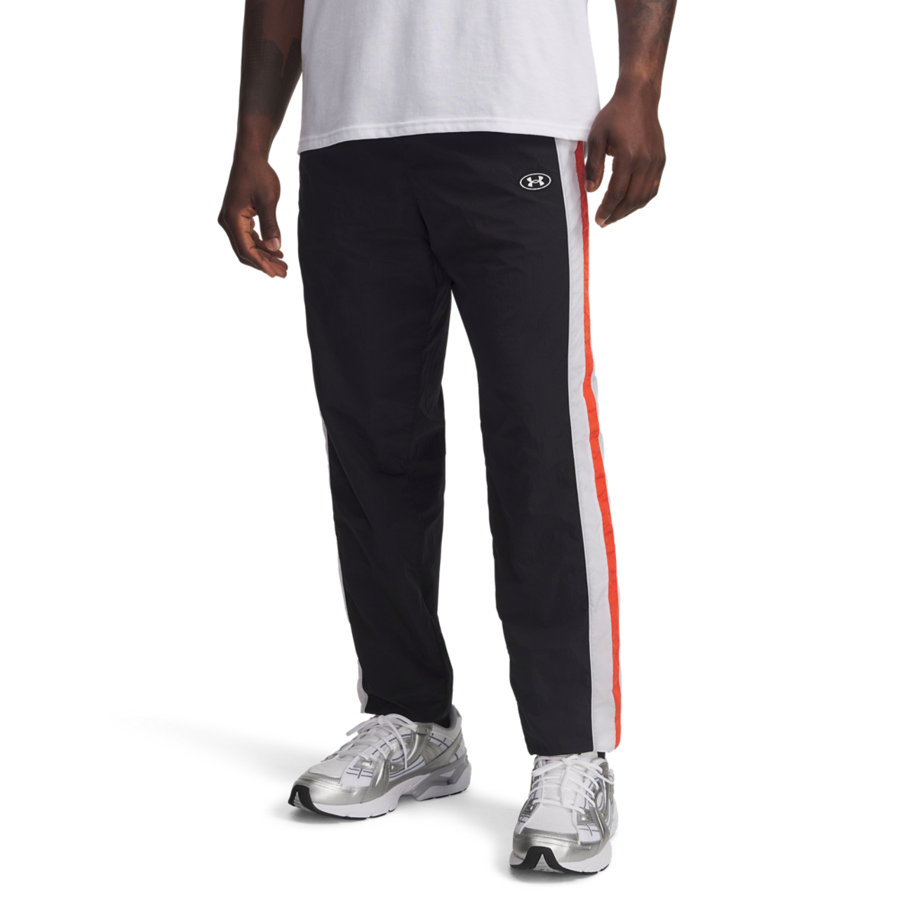 Under Armour Icon Woven Track Pants Image 3 of 3. Tap to open photo gallery.
