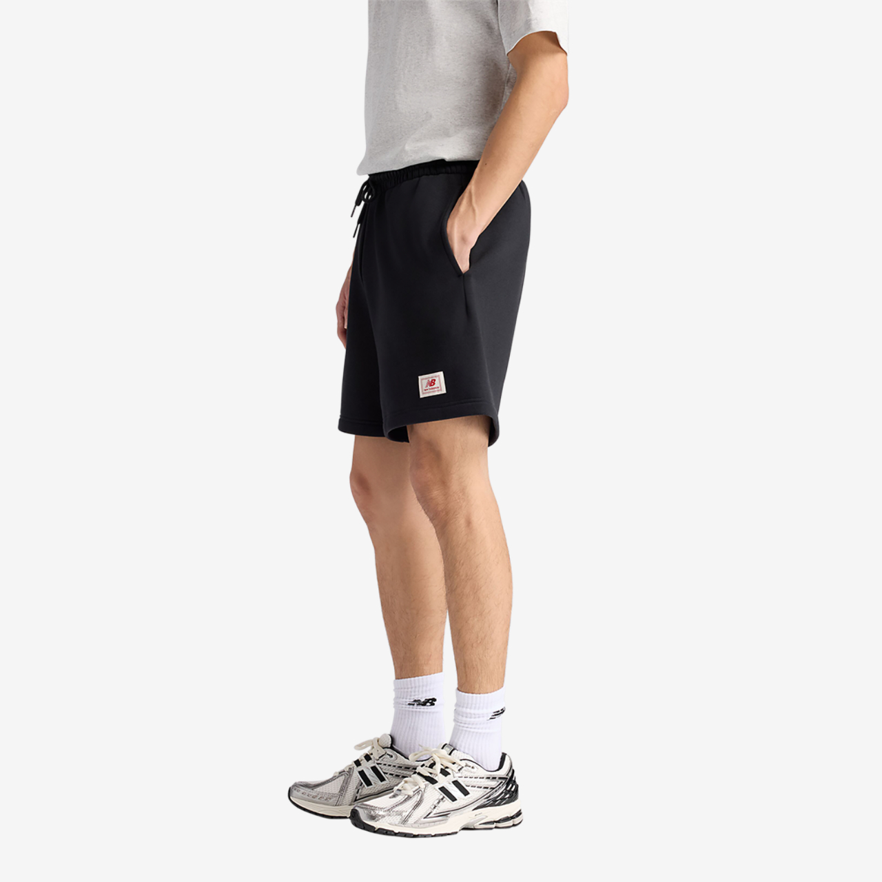 New Balance Fleece Shorts Image 3 of 6. Tap to open photo gallery.