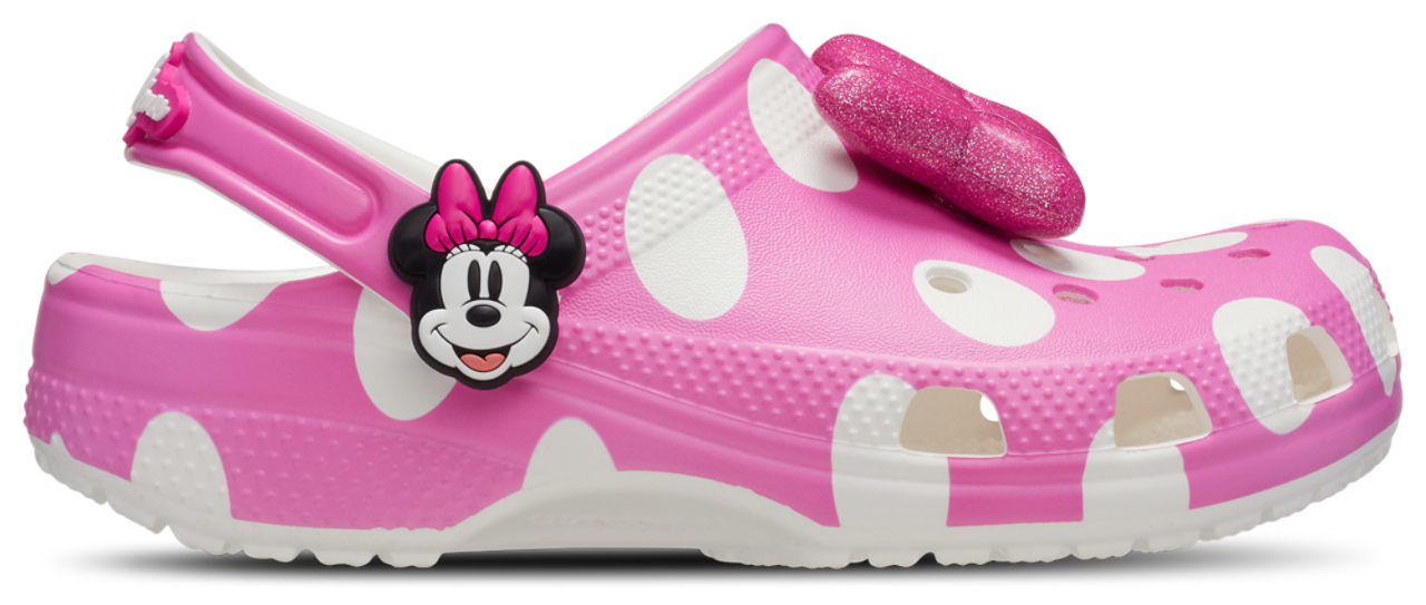 Crocs Disney Clogs Collab Minnie Mouse Image 1 of 7. Tap to open photo gallery.