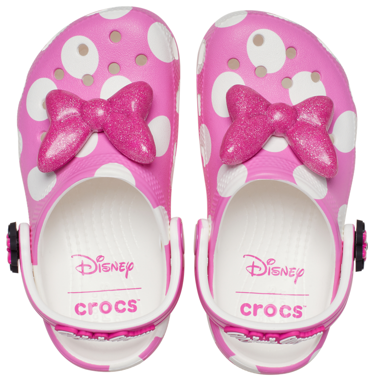 Crocs Disney Clogs Collab Minnie Mouse Image 4 of 7. Tap to open photo gallery.