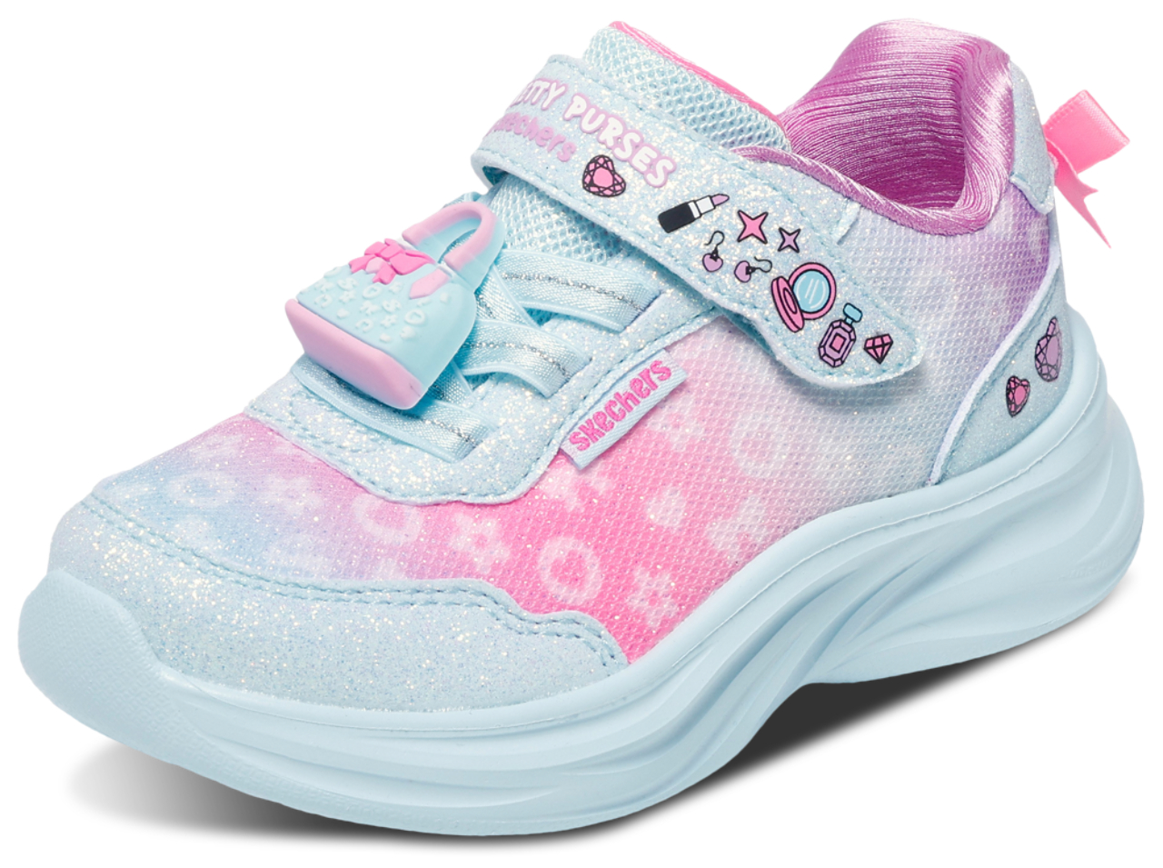 Skechers Pretty Purses Theme Sneaker Image 4 of 6. Tap to open photo gallery.