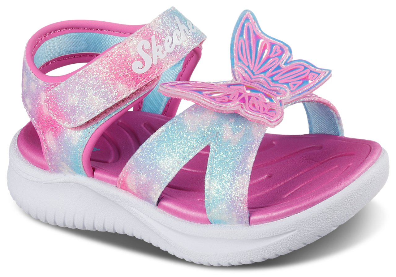 Skechers Lighted Butterfly Sandals Image 3 of 7. Tap to open photo gallery.