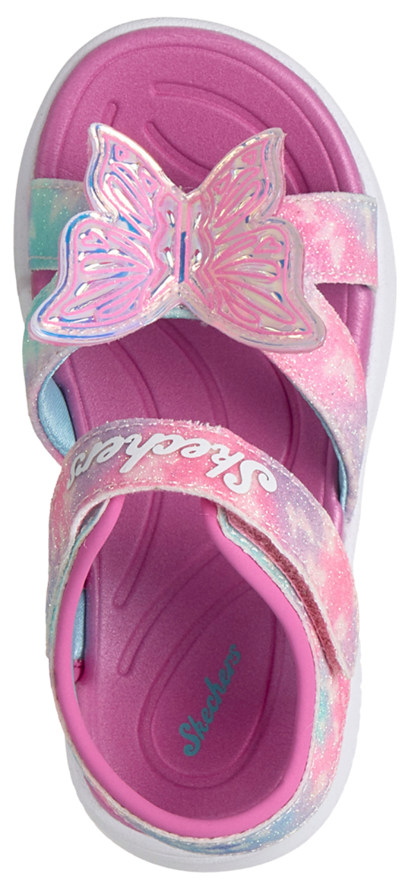Skechers Lighted Butterfly Sandals Image 4 of 7. Tap to open photo gallery.