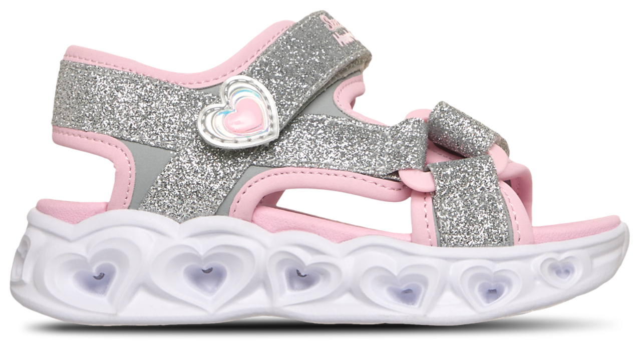 Skechers Lighted Double Strap Sandals Image 1 of 7. Tap to open photo gallery.