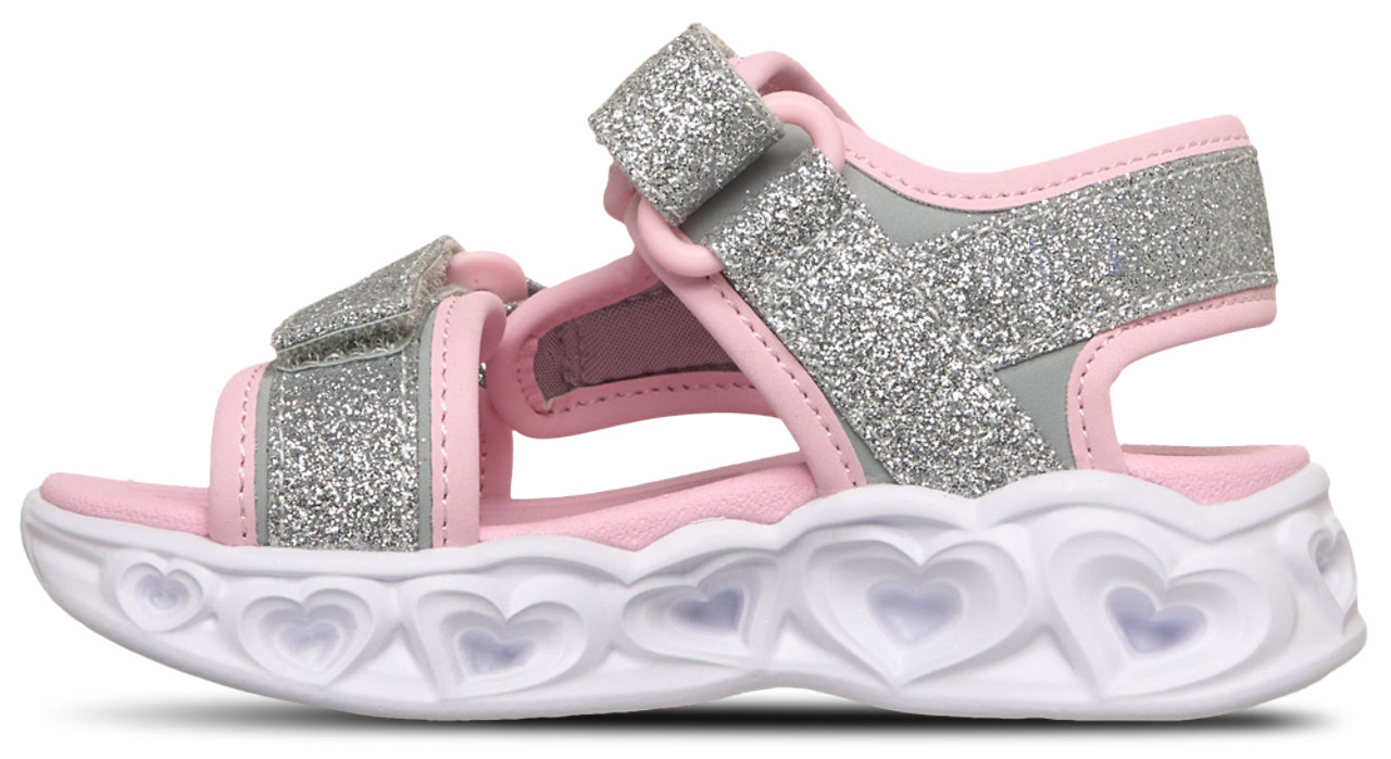 Skechers Lighted Double Strap Sandals Image 2 of 7. Tap to open photo gallery.