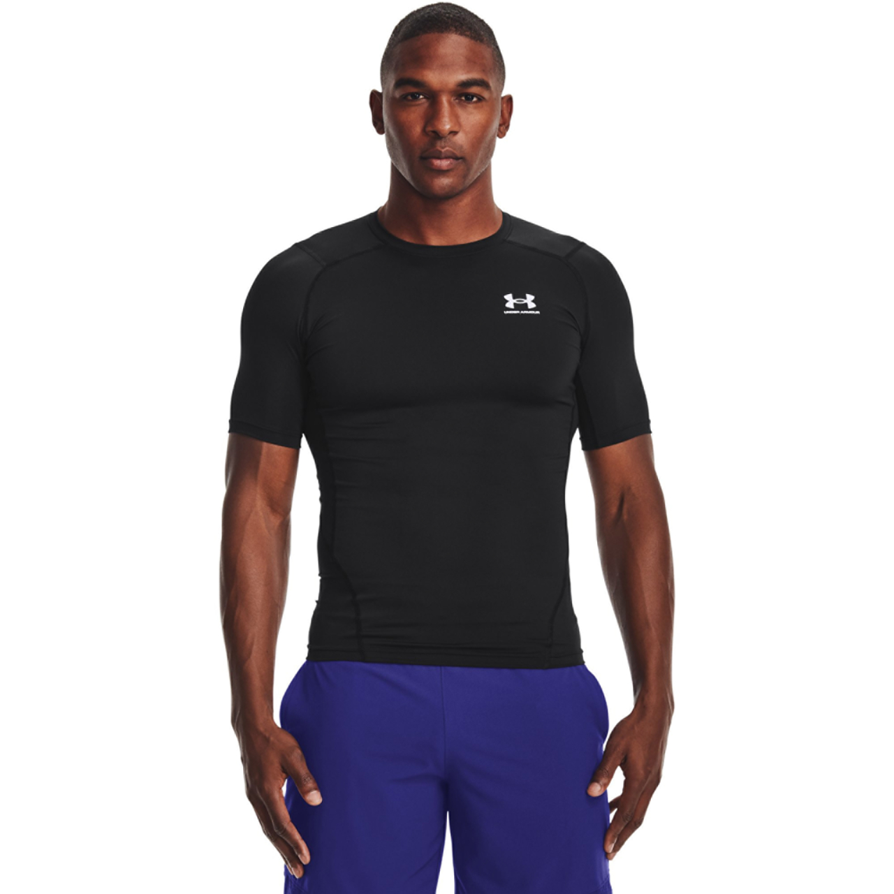 Under Armour HeatGear Armour Compression S/S Football T-Shirt Image 4 of 5. Tap to open photo gallery.