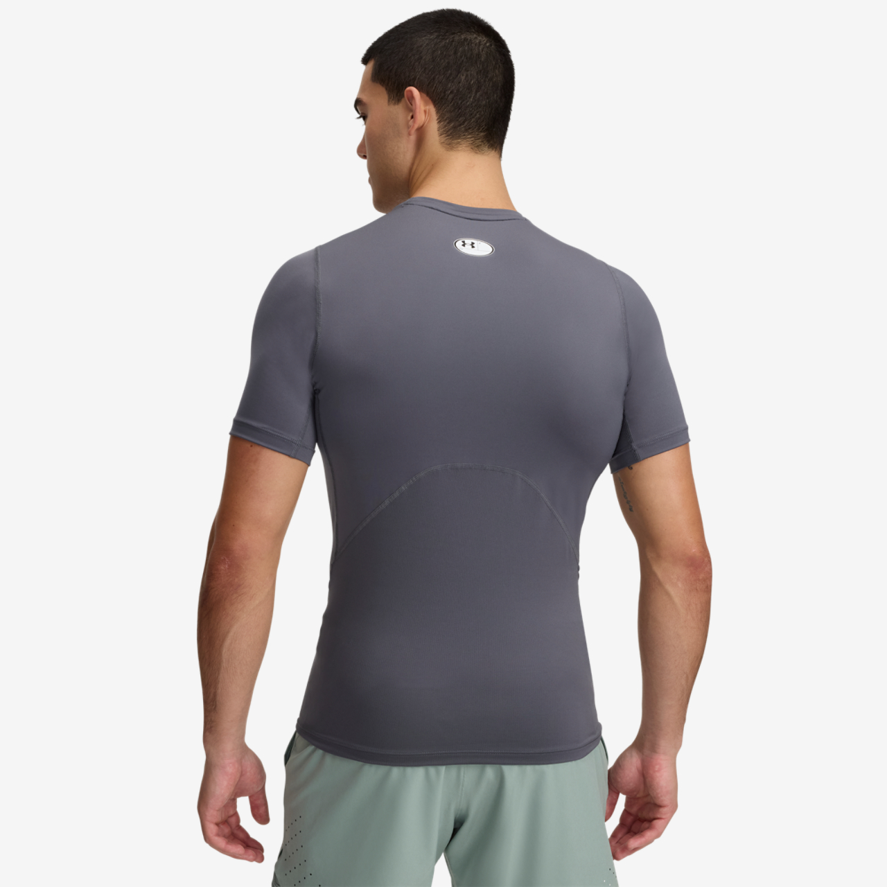 Under Armour HeatGear Armour Compression S/S Football T-Shirt Image 2 of 2. Tap to open photo gallery.