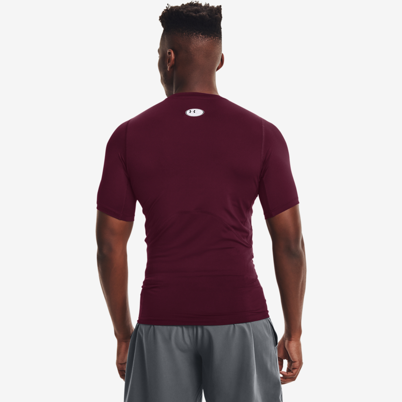 Under Armour HeatGear Armour Compression S/S Football T-Shirt Image 2 of 4. Tap to open photo gallery.