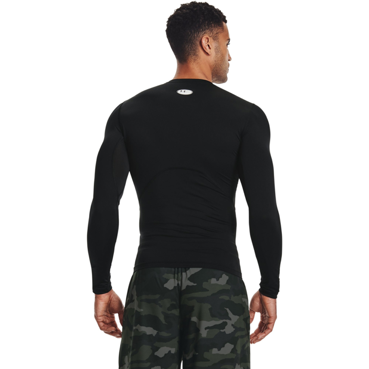 Under Armour HeatGear Armour Comp L/S T-Shirt Image 5 of 5. Tap to open photo gallery.