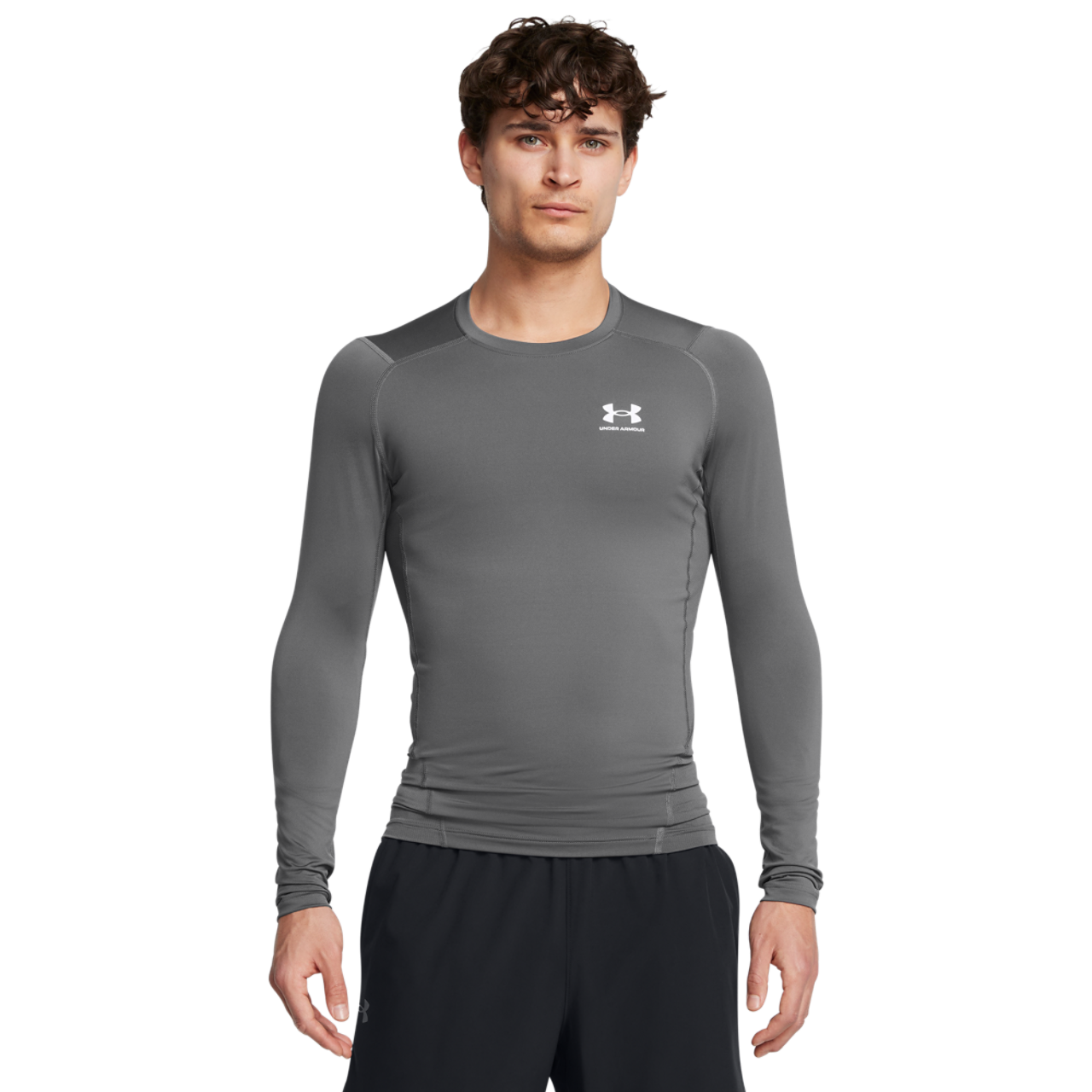 Under Armour HeatGear Armour Comp L/S T-Shirt Image 4 of 5. Tap to open photo gallery.