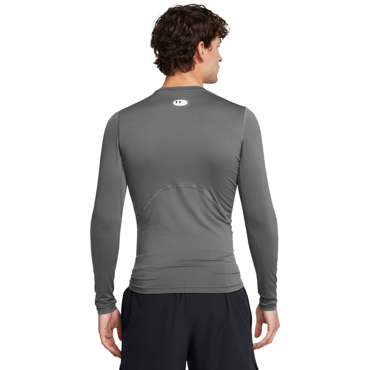 Under Armour HeatGear Armour Comp L/S T-Shirt Image 5 of 5. Tap to open photo gallery.