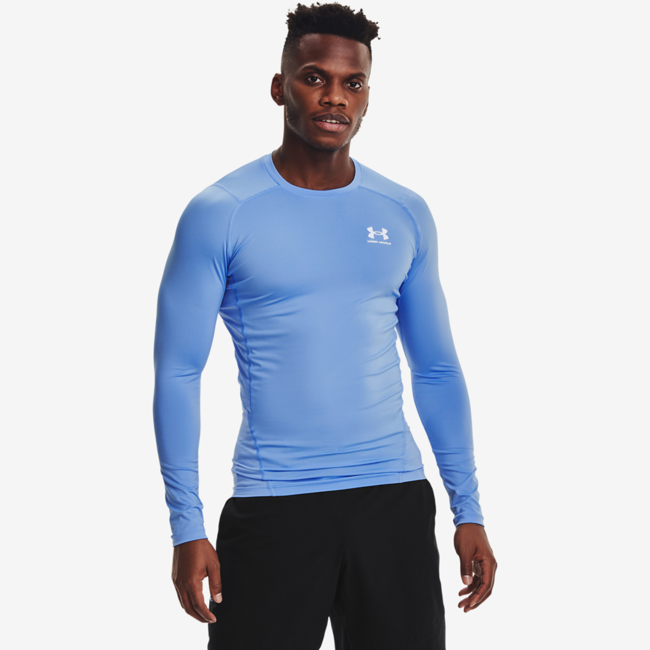 Under Armour HeatGear Armour Comp L/S T-Shirt Image 1 of 4. Tap to open photo gallery.