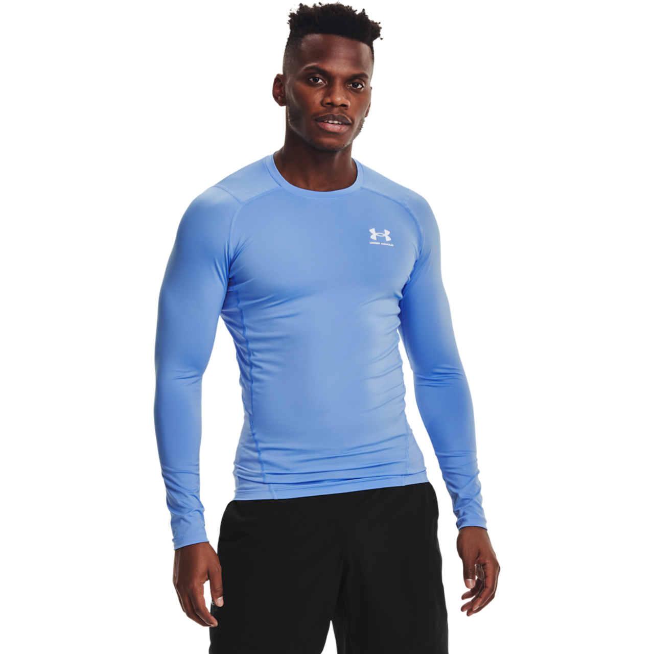 Under Armour HeatGear Armour Comp L/S T-Shirt Image 1 of 4. Tap to open photo gallery.