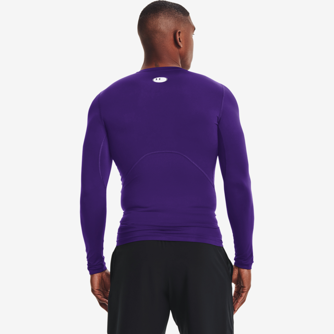 Under Armour HeatGear Armour Comp L/S T-Shirt Image 5 of 5. Tap to open photo gallery.
