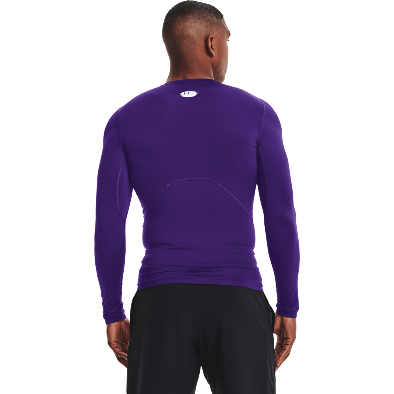 Under Armour HeatGear Armour Comp L/S T-Shirt Image 5 of 5. Tap to open photo gallery.