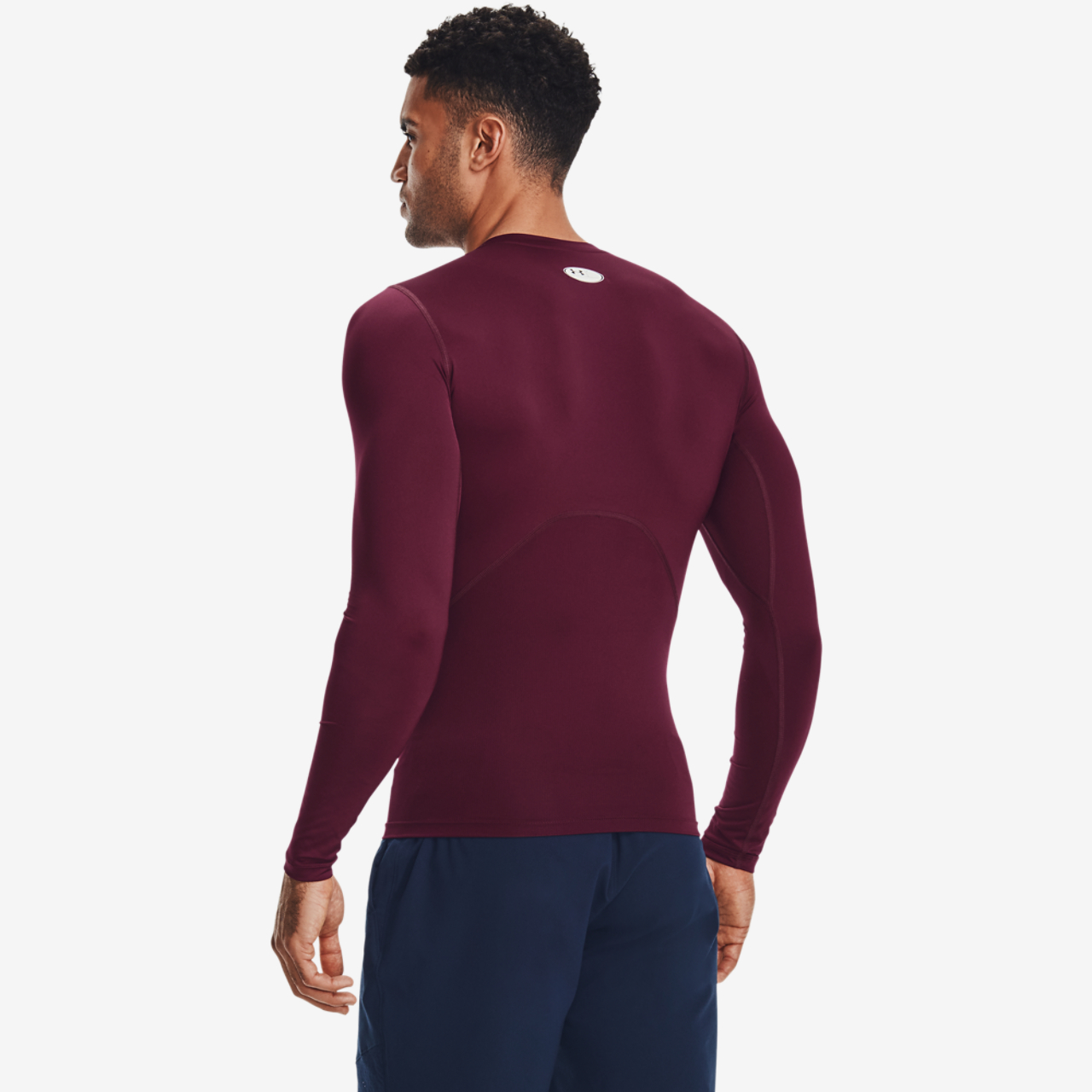 Under Armour HeatGear Armour Comp L/S T-Shirt Image 5 of 5. Tap to open photo gallery.