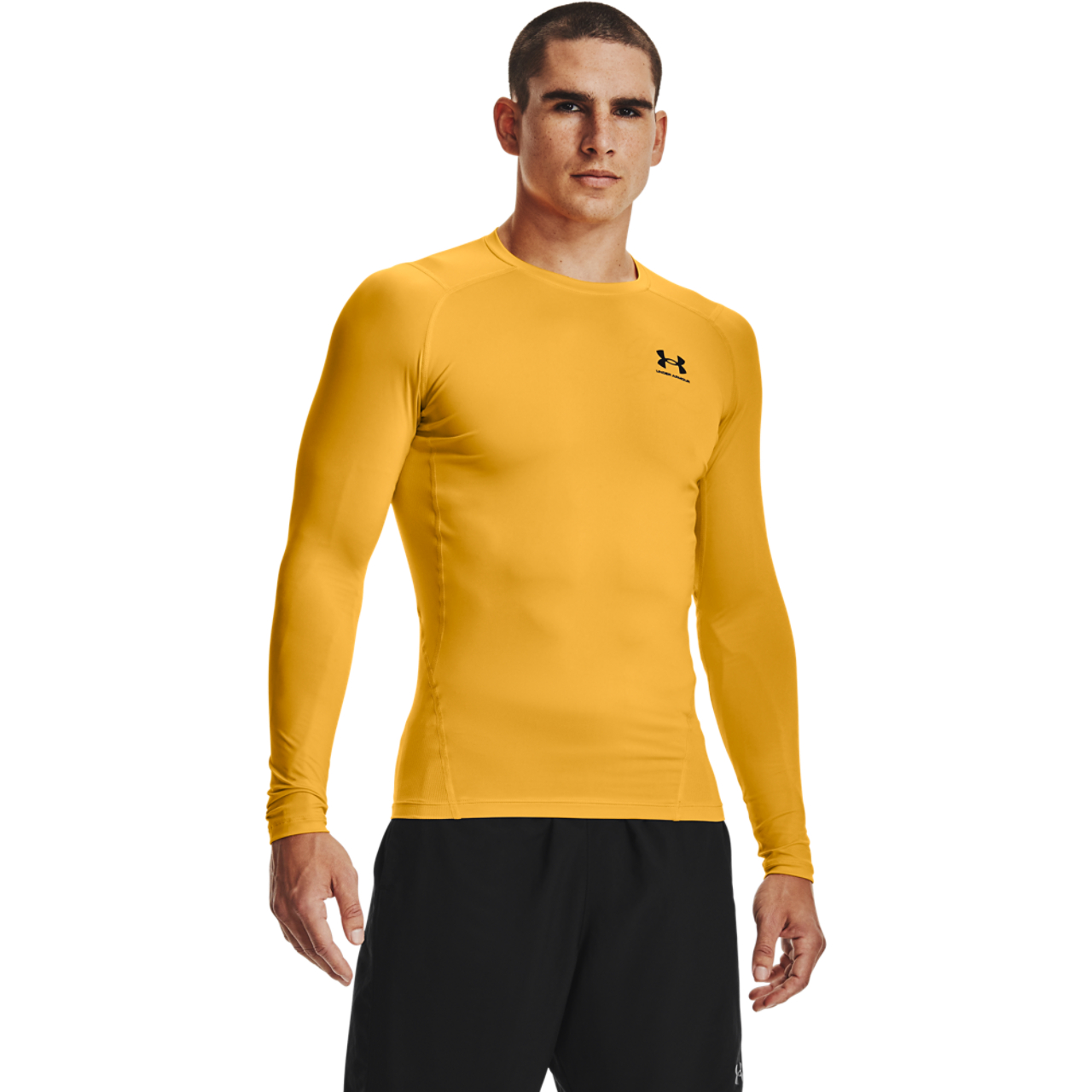 Under Armour HeatGear Armour Comp L/S T-Shirt Image 4 of 5. Tap to open photo gallery.