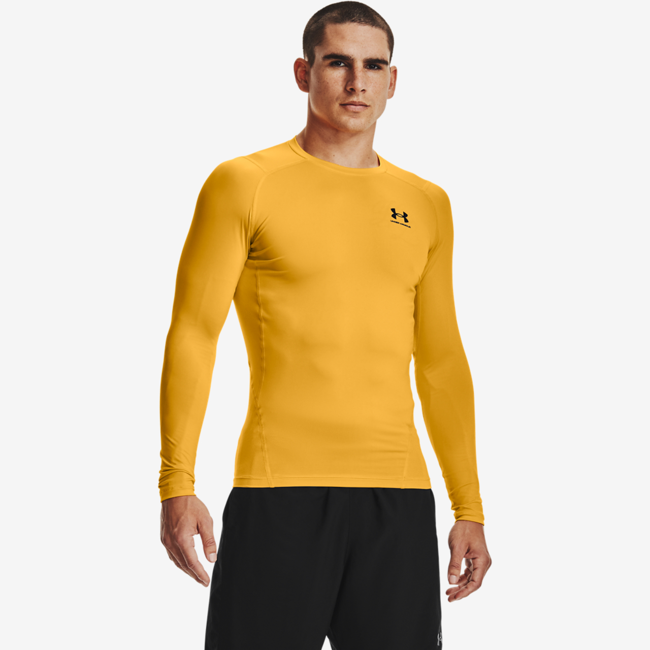 Under Armour HeatGear Armour Comp L/S T-Shirt Image 4 of 5. Tap to open photo gallery.