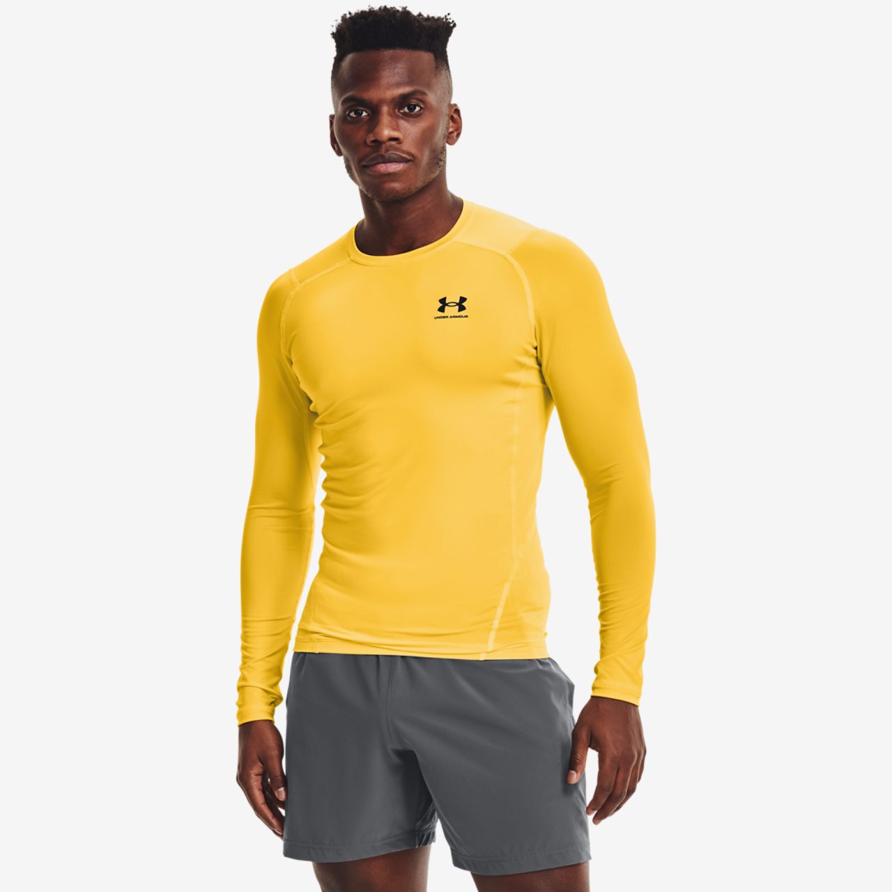 Under Armour HeatGear Armour Comp L/S T-Shirt Image 1 of 4. Tap to open photo gallery.