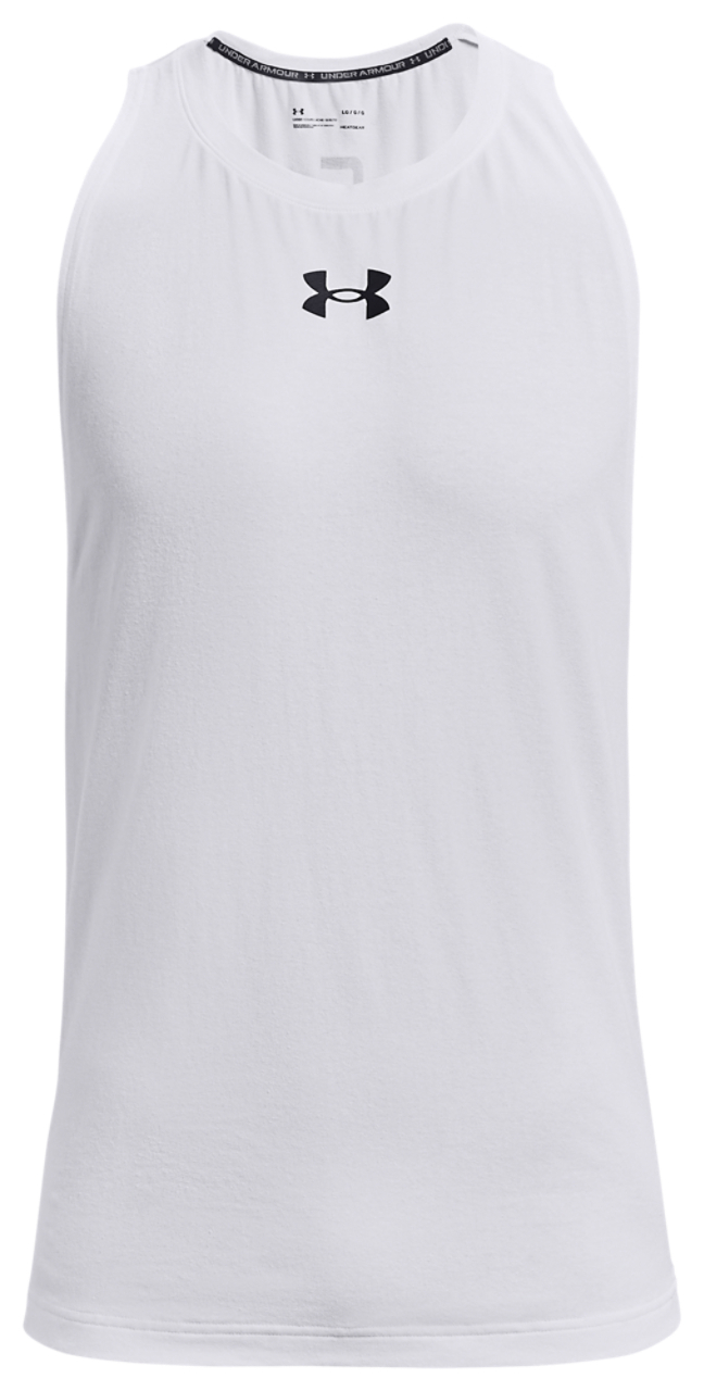 Under Armour Baseline Cotton Basketball Tank Image 2 of 5. Tap to open photo gallery.