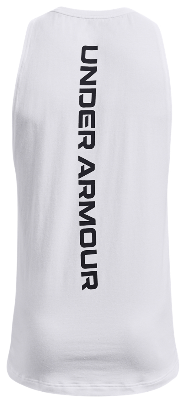 Under Armour Baseline Cotton Basketball Tank Image 3 of 5. Tap to open photo gallery.