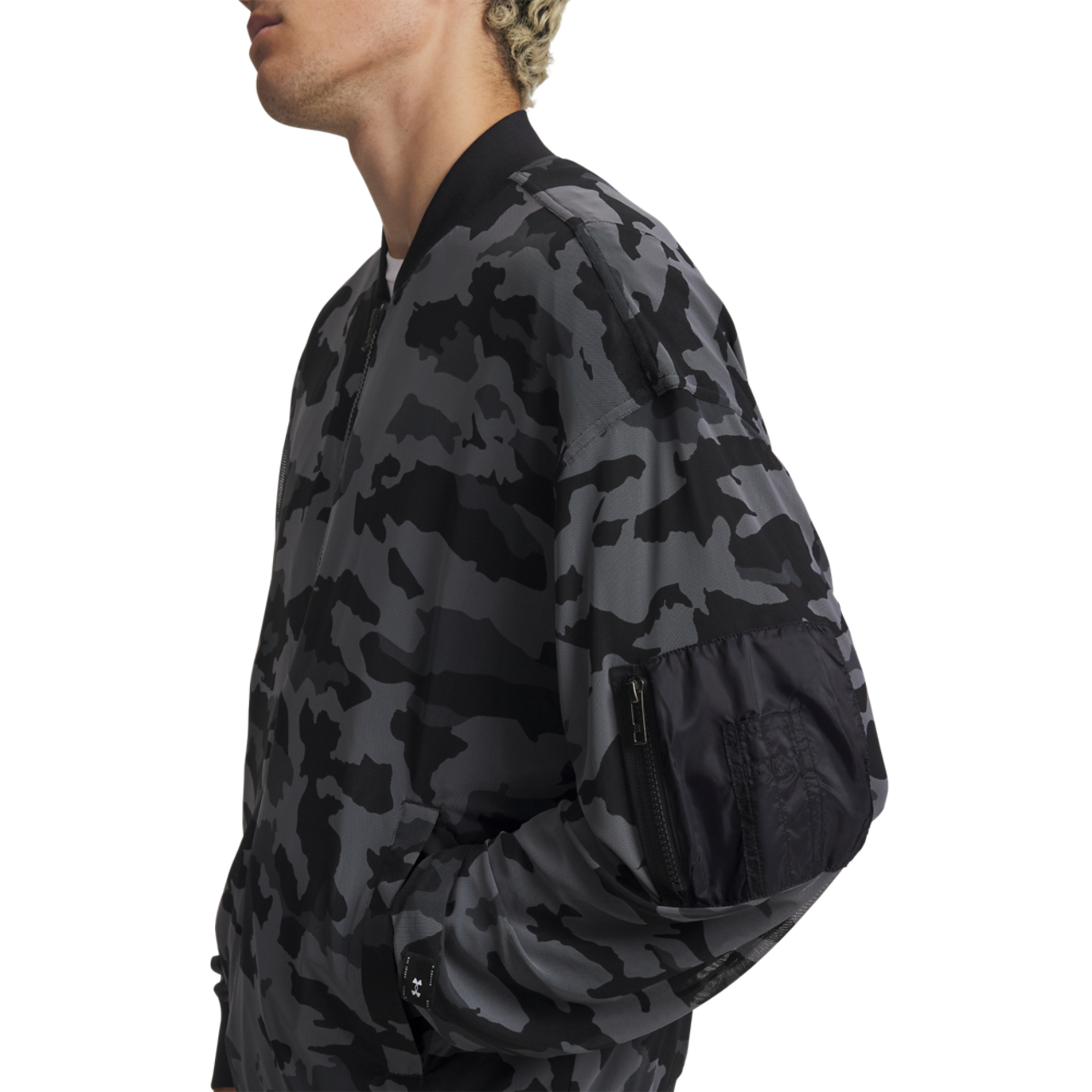 Under Armour SU Mesh Bomber Image 3 of 3. Tap to open photo gallery.