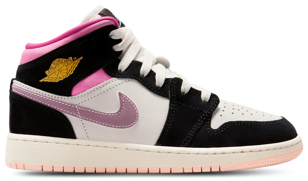 Jordan AJ 1 Mid SE - Girls' Grade School | Kids Foot Locker