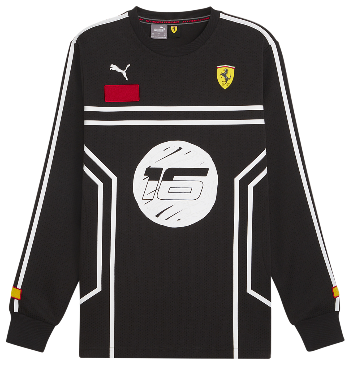 PUMA Joshua Vides For Scuderia Ferrari Mesh Crew Image 1 of 2. Tap to open photo gallery.