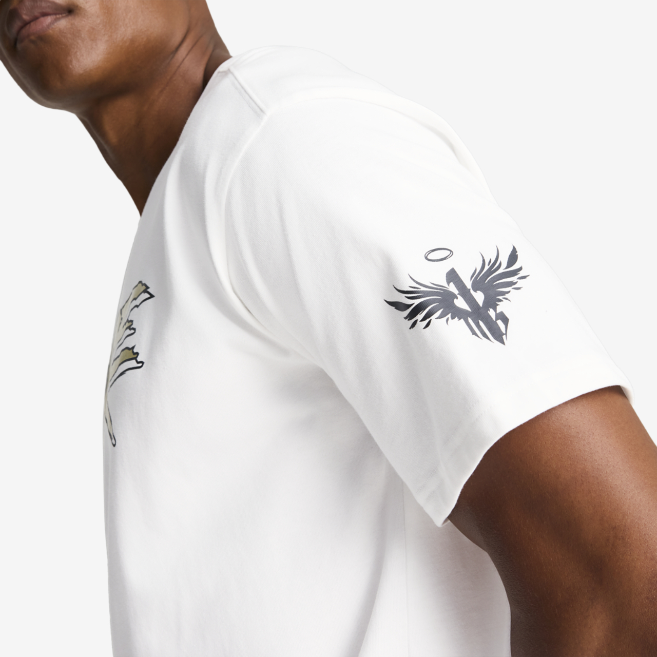 PUMA Footlocker 50th Anniversary Melo Logo T-Shirt Image 3 of 5. Tap to open photo gallery.
